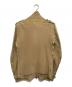 PRADA SPORTS (プラダスポーツ) ニット切替スエードジャケット ベージュ サイズ:48：33000円