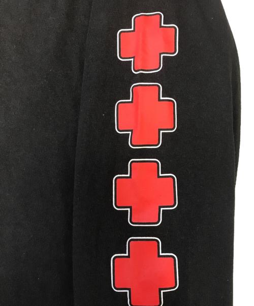 HOOK-UPS（フックアップス）HOOK-UPS (フックアップス) カットソー ブラック サイズ:Lの古着・服飾アイテム