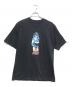 HOOK-UPS（フックアップス）の古着「HOOK-UPS(フックアップス)プリントTシャツ」｜ブラック