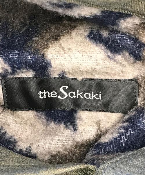 THE Sakaki（ザ サカキ）THE Sakaki (ザ サカキ) リバーシブルコート オリーブ サイズ:Mの古着・服飾アイテム