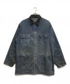 big macビッグマック）の古着「裏地ブランケットカバーオール」｜インディゴ