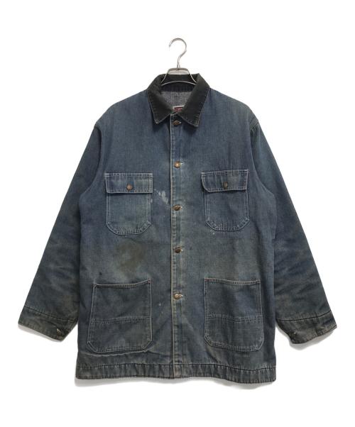 big mac（ビッグマック）big mac (ビッグマック) 裏地ブランケットカバーオール インディゴ サイズ:不明の古着・服飾アイテム