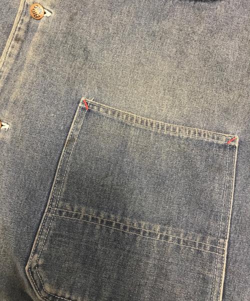 big mac（ビッグマック）big mac (ビッグマック) 裏地ブランケットカバーオール インディゴ サイズ:不明の古着・服飾アイテム