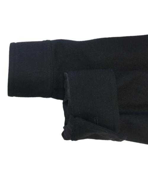 yohji yamamoto+noir（ヨウジヤマモトプリュスノアール）yohji yamamoto+noir (ヨウジヤマモトプリュスノアール) クロップドウールダブルジップジャケット ブラック サイズ:1の古着・服飾アイテム