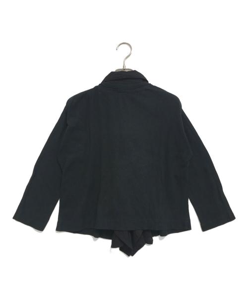 tricot COMME des GARCONS（トリココムデギャルソン）tricot COMME des GARCONS (トリココムデギャルソン) ドッキング丸襟シャツ ブラック サイズ:Mの古着・服飾アイテム