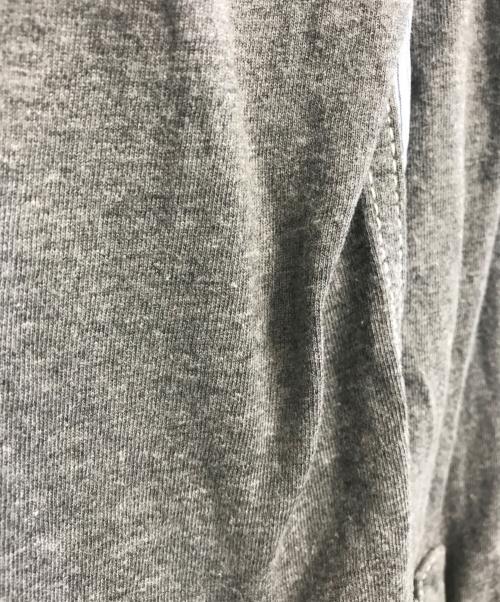 COMME des GARCONS HOMME（コムデギャルソン オム）COMME des GARCONS HOMME (コムデギャルソン オム) 異素材切替ジップアップシャツ グレー×ブルー サイズ:Mの古着・服飾アイテム