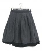 tricot COMME des GARCONSトリココムデギャルソン）の古着「裁断レイヤースカート」｜ブラック