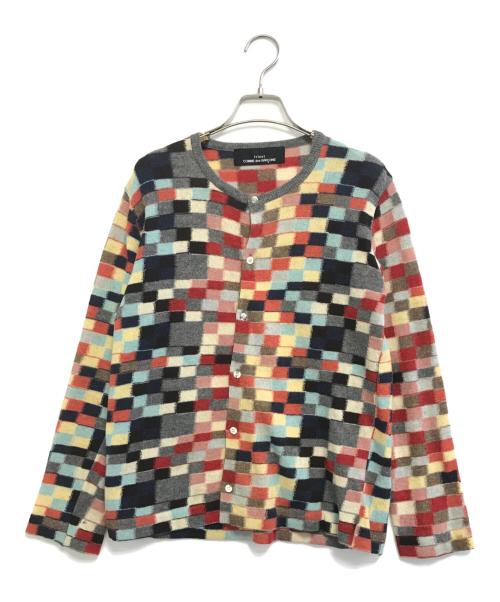 tricot COMME des GARCONS（トリココムデギャルソン）tricot COMME des GARCONS (トリココムデギャルソン) マルチカラーニットカーディガン サイズ:表記なしの古着・服飾アイテム