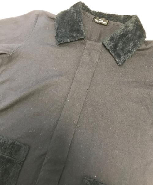tricot COMME des GARCONS（トリココムデギャルソン）tricot COMME des GARCONS (トリココムデギャルソン) 切替ウールシャツ ネイビー サイズ:表記なしの古着・服飾アイテム