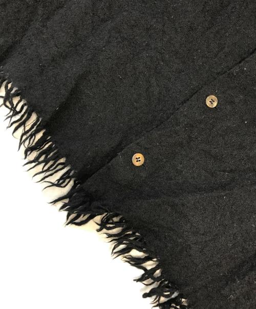 tricot COMME des GARCONS（トリココムデギャルソン）tricot COMME des GARCONS (トリココムデギャルソン) 90's 変形フリンジ縮絨ジャケット ブラック サイズ:表記なしの古着・服飾アイテム