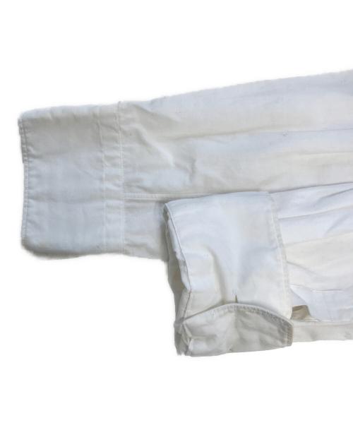 BLACK COMME des GARCONS（ブラックコムデギャルソン）BLACK COMME des GARCONS (ブラックコムデギャルソン) グラデーションフリルシャツ ホワイト サイズ:Sの古着・服飾アイテム