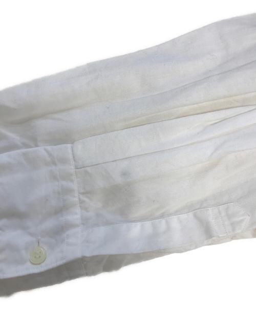 BLACK COMME des GARCONS（ブラックコムデギャルソン）BLACK COMME des GARCONS (ブラックコムデギャルソン) グラデーションフリルシャツ ホワイト サイズ:Sの古着・服飾アイテム