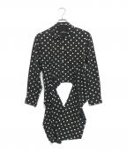 tricot COMME des GARCONSトリココムデギャルソン）の古着「90's 変形ドットシャツ」｜ブラック