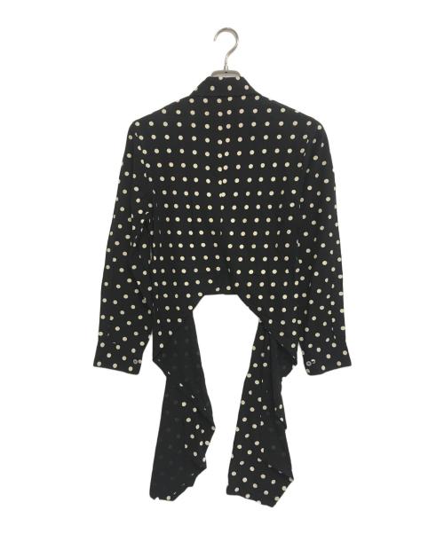 tricot COMME des GARCONS（トリココムデギャルソン）tricot COMME des GARCONS (トリココムデギャルソン) 90's 変形ドットシャツ ブラック サイズ:表記なしの古着・服飾アイテム