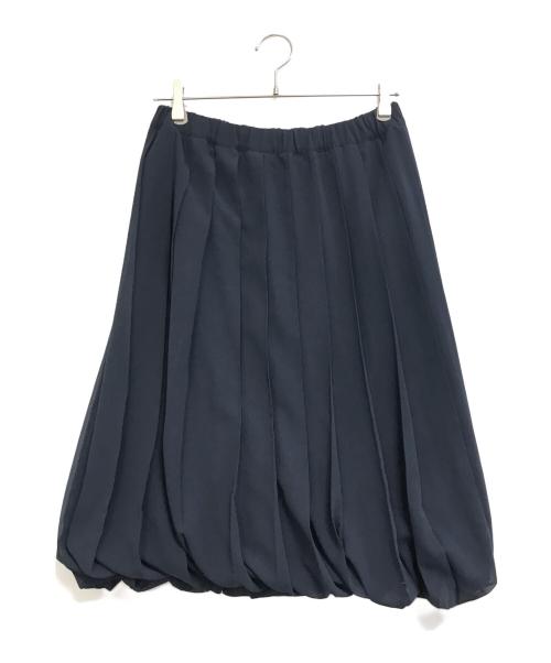 COMME des GARCONS（コムデギャルソン）COMME des GARCONS (コムデギャルソン) バルーンプリーツスカート ネイビー サイズ:Ｓの古着・服飾アイテム