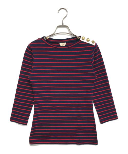 TAO COMME des GARCONS（タオ コムデギャルソン）TAO COMME des GARCONS (タオ コムデギャルソン) ボーダーカットソー レッド サイズ:Sの古着・服飾アイテム