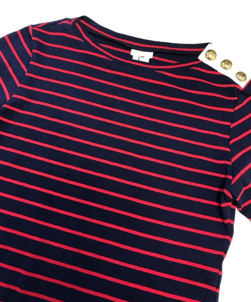 TAO COMME des GARCONS（タオ コムデギャルソン）TAO COMME des GARCONS (タオ コムデギャルソン) ボーダーカットソー レッド サイズ:Sの古着・服飾アイテム