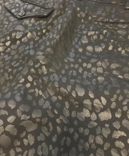 BLACK COMME des GARCONS（ブラックコムデギャルソン）BLACK COMME des GARCONS (ブラックコムデギャルソン) 豹柄パンツ ブラック サイズ:Mの古着・服飾アイテム