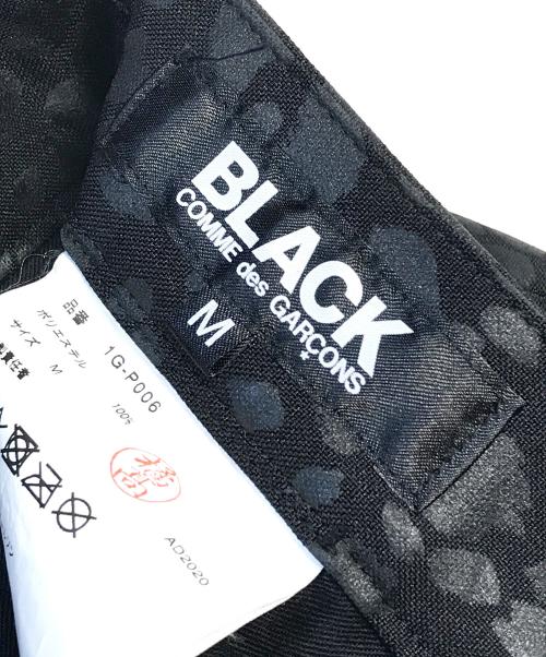 BLACK COMME des GARCONS（ブラックコムデギャルソン）BLACK COMME des GARCONS (ブラックコムデギャルソン) 豹柄パンツ ブラック サイズ:Mの古着・服飾アイテム