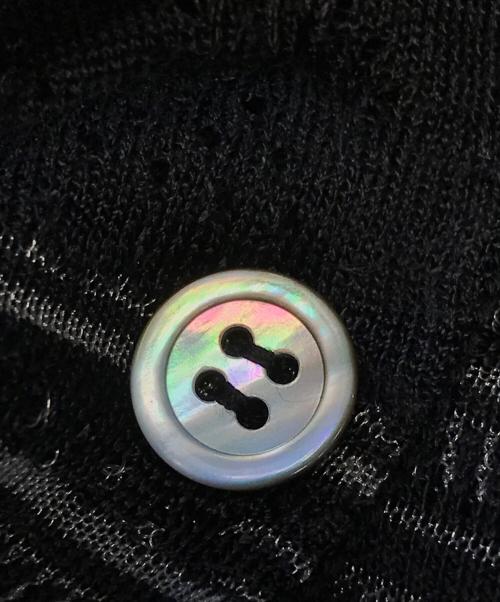 tricot COMME des GARCONS（トリココムデギャルソン）tricot COMME des GARCONS (トリココムデギャルソン) 切替ニットカーディガン ブラック サイズ:表記なしの古着・服飾アイテム