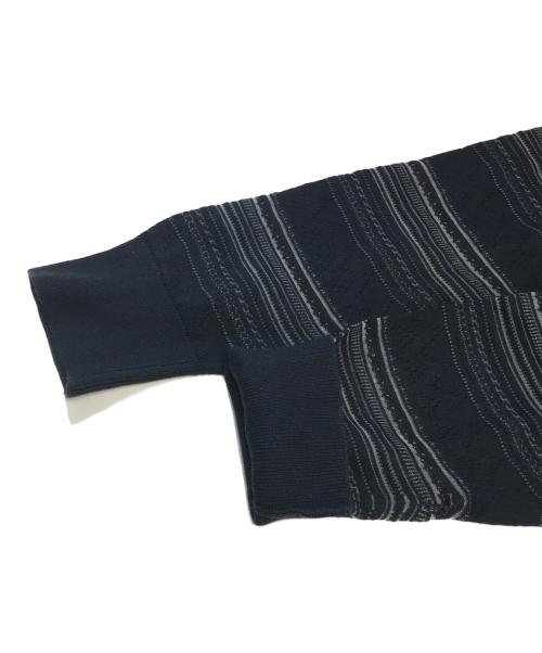 tricot COMME des GARCONS（トリココムデギャルソン）tricot COMME des GARCONS (トリココムデギャルソン) 切替ニットカーディガン ブラック サイズ:表記なしの古着・服飾アイテム