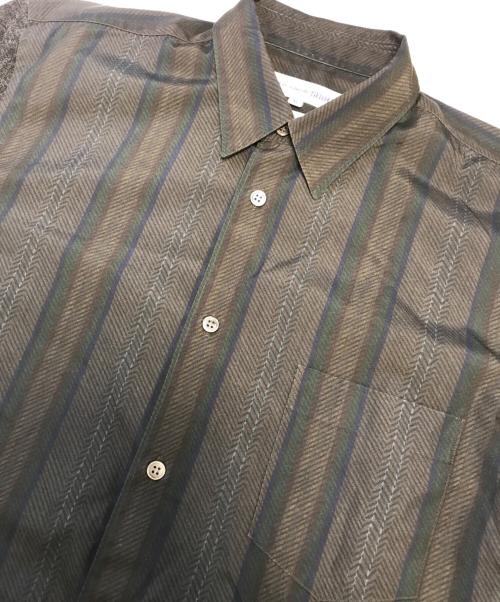 COMME des GARCONS SHIRT（コムデギャルソンシャツ）COMME des GARCONS SHIRT (コムデギャルソンシャツ) 異素材切替シャツ ブラック サイズ:Mの古着・服飾アイテム
