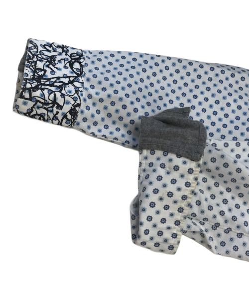 COMME des GARCONS SHIRT（コムデギャルソンシャツ）COMME des GARCONS SHIRT (コムデギャルソンシャツ) 総柄シャツ ホワイト サイズ:Ｓの古着・服飾アイテム