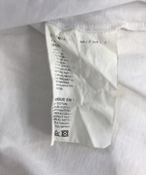 COMME des GARCONS SHIRT（コムデギャルソンシャツ）COMME des GARCONS SHIRT (コムデギャルソンシャツ) Invader (インベーダー) ロングスリーブカットソー ホワイト サイズ:Lの古着・服飾アイテム
