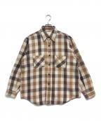 Searsシアーズ）の古着「ネルシャツ」｜ブラウン