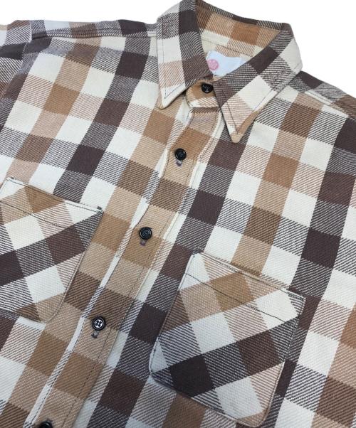 Sears（シアーズ）Sears (シアーズ) ネルシャツ ブラウン サイズ:表記なしの古着・服飾アイテム