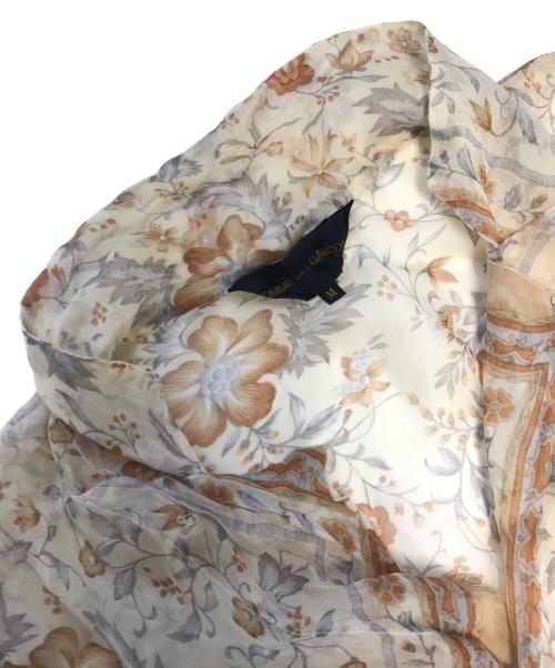 COMME des GARCONS（コムデギャルソン）COMME des GARCONS (コムデギャルソン) 異素材切替ブラウス ベージュ サイズ:Ｍの古着・服飾アイテム