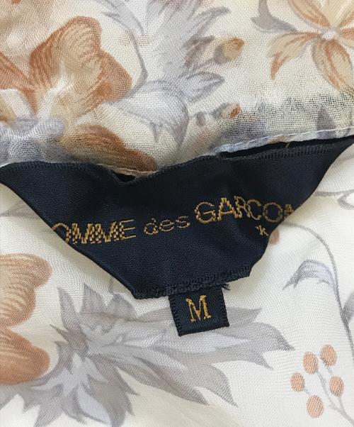 COMME des GARCONS（コムデギャルソン）COMME des GARCONS (コムデギャルソン) 異素材切替ブラウス ベージュ サイズ:Ｍの古着・服飾アイテム
