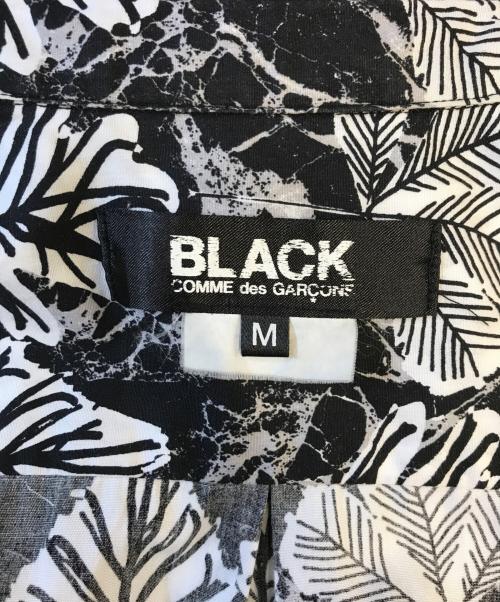BLACK COMME des GARCONS（ブラックコムデギャルソン）BLACK COMME des GARCONS (ブラックコムデギャルソン) 総柄シャツ ブラック サイズ:Mの古着・服飾アイテム