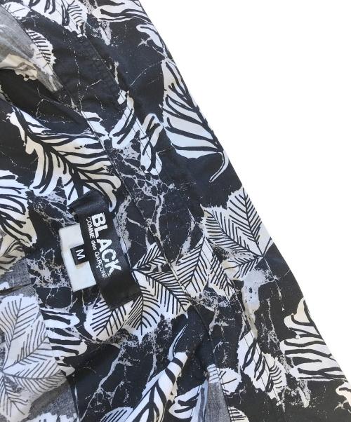 BLACK COMME des GARCONS（ブラックコムデギャルソン）BLACK COMME des GARCONS (ブラックコムデギャルソン) 総柄シャツ ブラック サイズ:Mの古着・服飾アイテム
