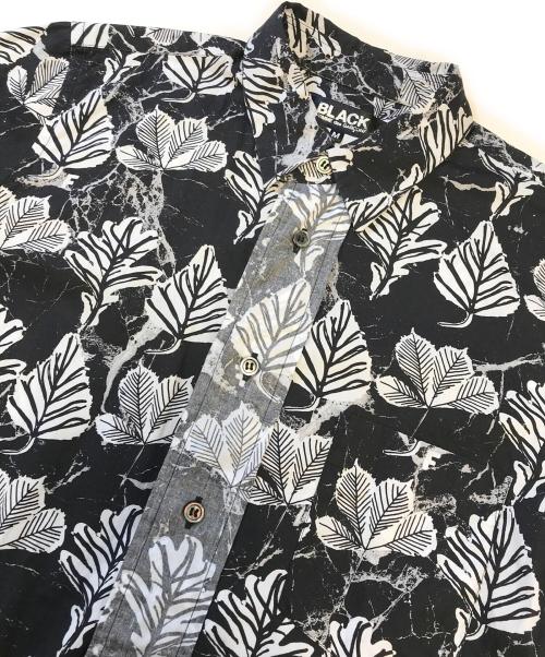 BLACK COMME des GARCONS（ブラックコムデギャルソン）BLACK COMME des GARCONS (ブラックコムデギャルソン) 総柄シャツ ブラック サイズ:Mの古着・服飾アイテム