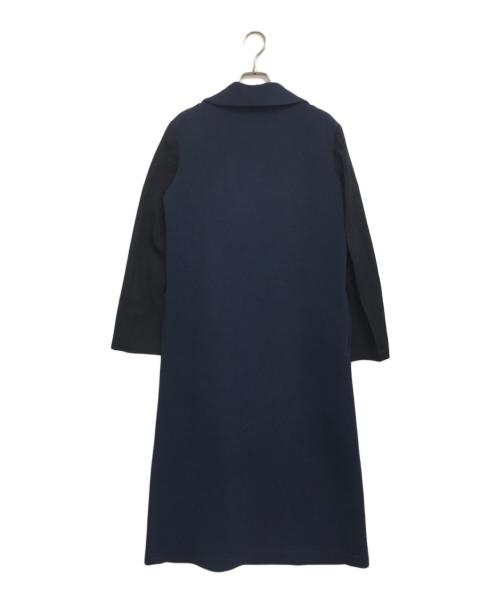 tricot COMME des GARCONS（トリココムデギャルソン）tricot COMME des GARCONS (トリココムデギャルソン) バイカラーシャツワンピース ネイビー×ブラック サイズ:表記なしの古着・服飾アイテム