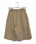 YOHJI YAMAMOTO (ヨウジヤマモト) ハーフパンツ ベージュ サイズ:SS：14000円