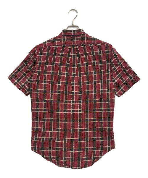 COMME des GARCONS SHIRT（コムデギャルソンシャツ）COMME des GARCONS SHIRT (コムデギャルソンシャツ) S/Sチェックシャツ レッド サイズ:Mの古着・服飾アイテム