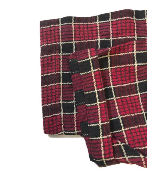 COMME des GARCONS SHIRT（コムデギャルソンシャツ）COMME des GARCONS SHIRT (コムデギャルソンシャツ) S/Sチェックシャツ レッド サイズ:Mの古着・服飾アイテム