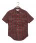 COMME des GARCONS SHIRT（コムデギャルソンシャツ）の古着「S/Sチェックシャツ」｜レッド