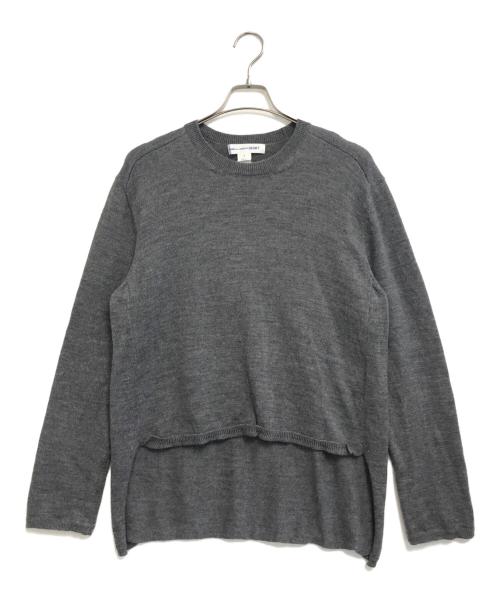 COMME des GARCONS SHIRT（コムデギャルソンシャツ）COMME des GARCONS SHIRT (コムデギャルソンシャツ) ニット グレー サイズ:Xの古着・服飾アイテム