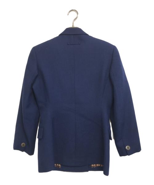 Jean Paul Gaultier homme（ジャンポールゴルチェオム）Jean Paul Gaultier homme (ジャンポールゴルチェオム) 裏漢字テーラードジャケット ネイビー サイズ:40の古着・服飾アイテム