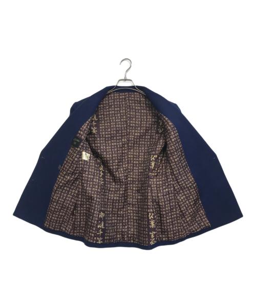 Jean Paul Gaultier homme（ジャンポールゴルチェオム）Jean Paul Gaultier homme (ジャンポールゴルチェオム) 裏漢字テーラードジャケット ネイビー サイズ:40の古着・服飾アイテム