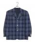 COMME des GARCONS HOMME（コムデギャルソン オム）の古着「チェックテーラードジャケット」｜ブルー