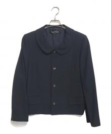 tricot COMME des GARCONS（トリココムデギャルソン）の古着「90's 丸襟ジャケット」｜ブラック