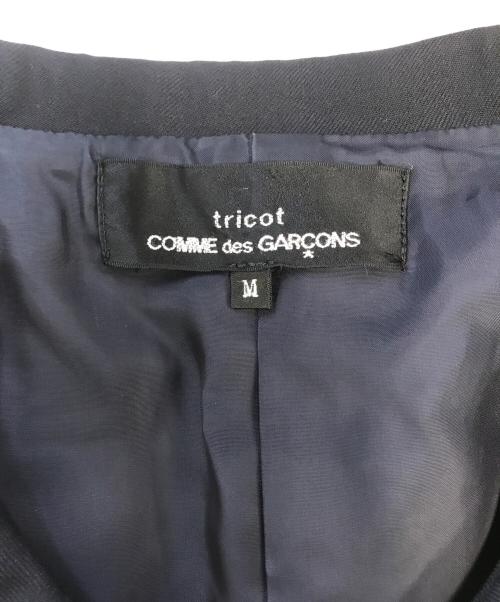 tricot COMME des GARCONS（トリココムデギャルソン）tricot COMME des GARCONS (トリココムデギャルソン) 90's 丸襟ジャケット ブラック サイズ:Mの古着・服飾アイテム