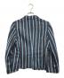 tricot COMME des GARCONS (トリココムデギャルソン) ストライプテーラードジャケット グレー サイズ:S：20000円