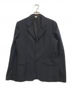 COMME des GARCONS SHIRTコムデギャルソンシャツ）の古着「3Bギャバジンテーラードジャケット」｜ネイビー