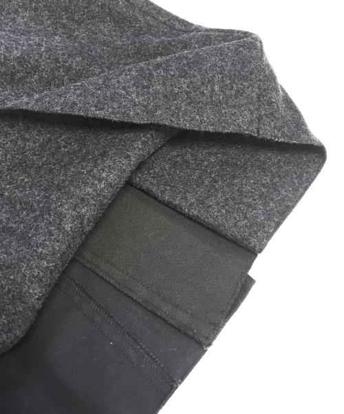 PRADA SPORTS（プラダスポーツ）PRADA SPORTS (プラダスポーツ) 異素材切替プリーツスカート ブラック サイズ:38の古着・服飾アイテム