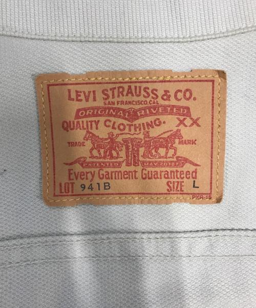 LEVI'S（リーバイス）LEVI'S (リーバイス) 90's 復刻ピケジャケット アイボリー サイズ:Lの古着・服飾アイテム